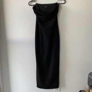 Dynamite Black Strapless Bodycon Dress